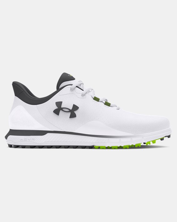 Men's UA Drive Fade Spikeless Golf Shoes, White, pdpMainDesktop image number 0